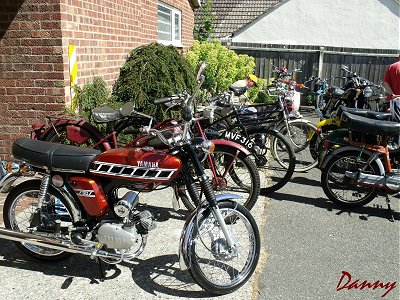 Outside the village hall