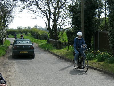 Geoff follows the route sheet - everyone else follows Geoff