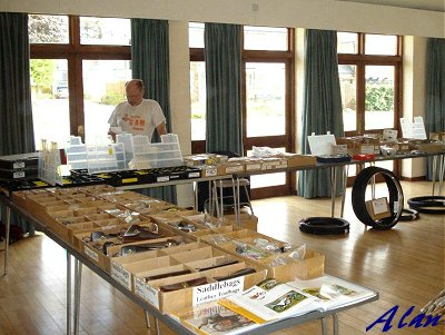 The jumble's set up in the hall