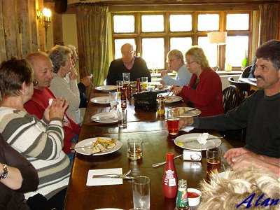 Inside the pub