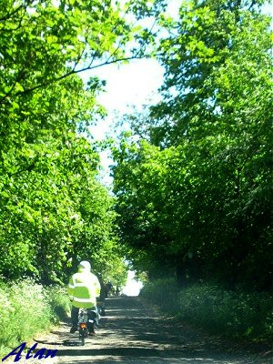 Riding through the countryside