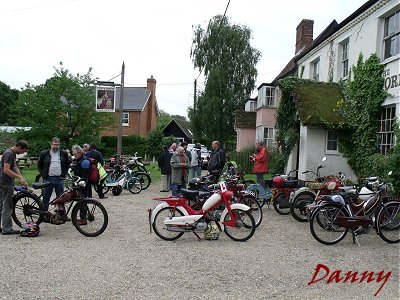 The bikes outside the Victoria