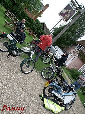 The bikes outside the Victoria
