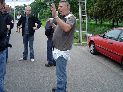 Outside the skating club