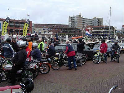 On the dockside at Scheveningen