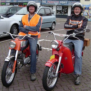 On the dockside at Scheveningen