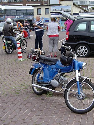 On the dockside at Scheveningen