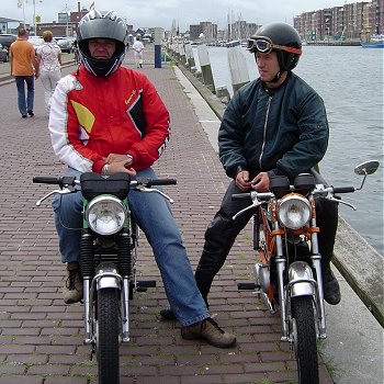 On the dockside at Scheveningen