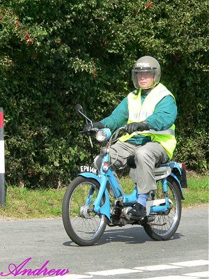 Keith on a Honda
