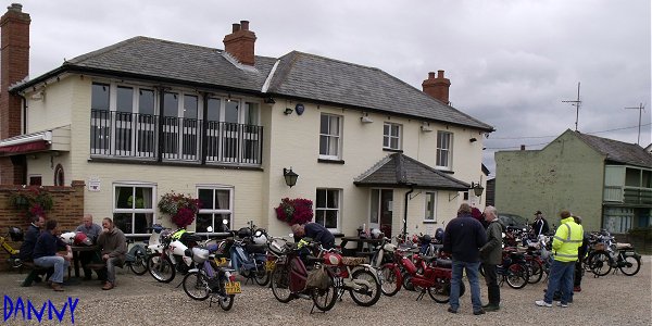 Bikes outside the Victoria
