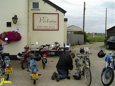 Outside the Victoria