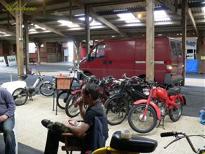 Autocycles waiting to be put in the right place