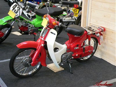 Mark Gibb's Honda C50L in the Show Bikes section