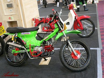 It may be Kawasaki Green - but it's still a Honda Cub