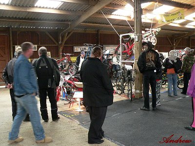 There were plenty of people stopping to look at the stand