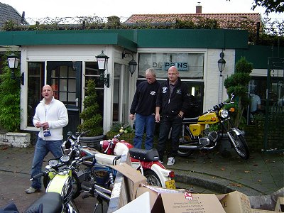 At the lunch stop