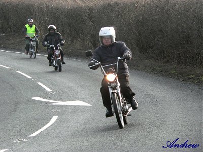 Descending the hill from Freston
