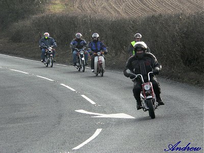 Descending the hill from Freston