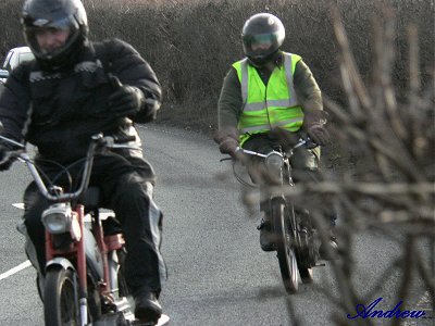 Descending the hill from Freston