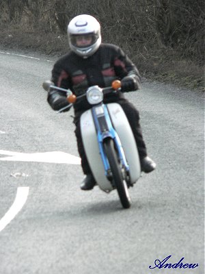 Descending the hill from Freston