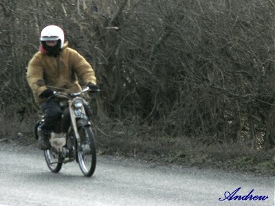 Descending the hill from Freston