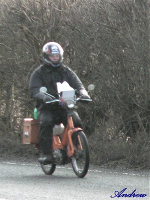 Descending the hill from Freston