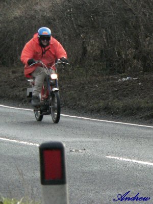 Descending the hill from Freston