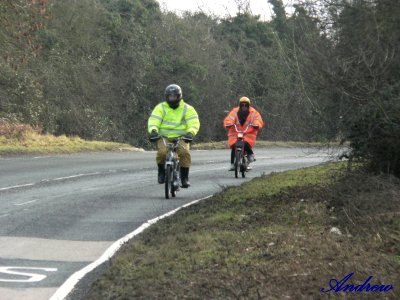 Descending the hill from Freston