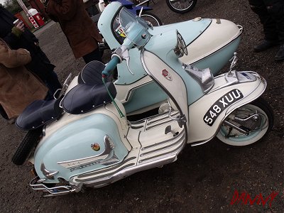 Lambretta and sidecar