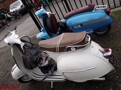 A pair of sccoters