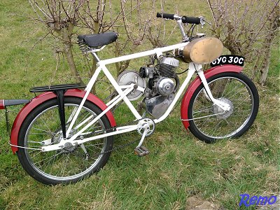 The bikes parked at the pub stop