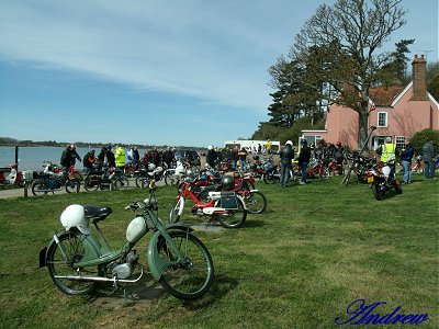 The lunch stop at Ramsholt