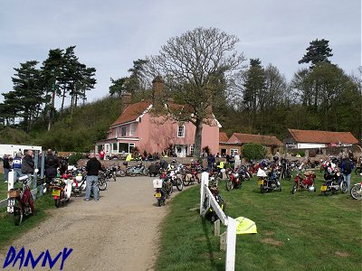 The lunch stop at Ramsholt