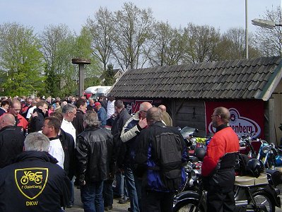 Entrants gathering at the Elfstedentocht