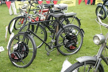 Raleigh bike with two Cyclemasters