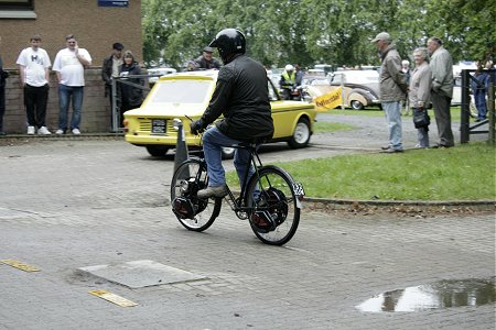 Raleigh bike with two Cyclemasters