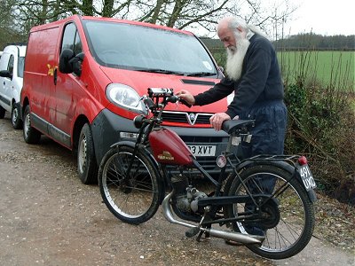 David Benn with a Norman Model C