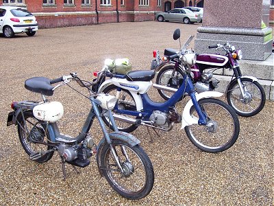 Motobi Mini 16, Honda PC50 and Yamaha FS1E