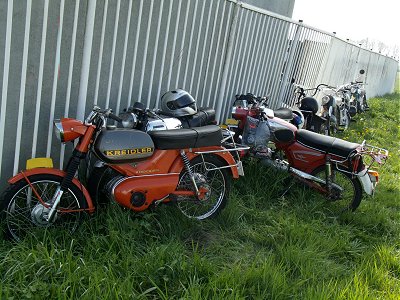 Bikes parked outside