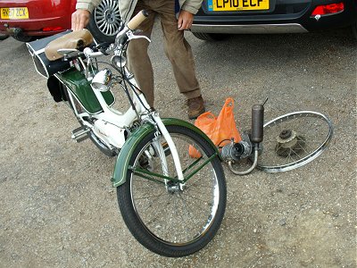 Always handy to have a spare engine and wheel...