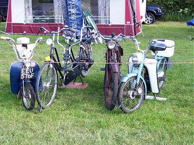 Wisp, Sparta, New Hudson and Mobylette