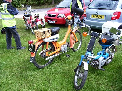 Yamaha QT50 and Honda PC50