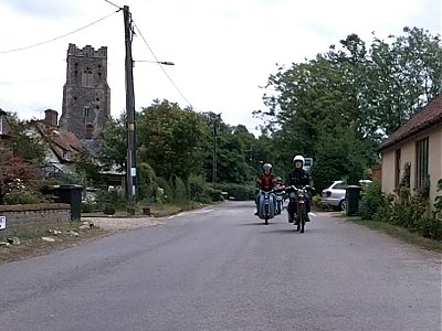 Passing Occold Church