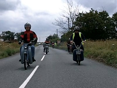 Heading up the B1077