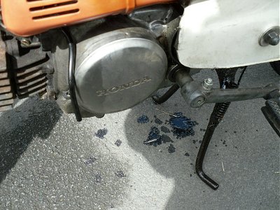 Loss of compression and spitting out all that fresh oil.