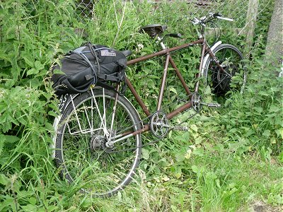 Peter's tandem at the Bassenthwaite lunch stop