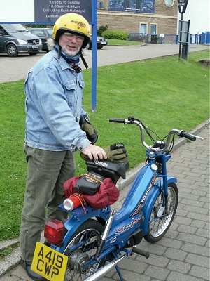 The Tomos made it, despite problems with points on both days