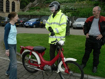 This PC50 made it but the rider said 'never again'
