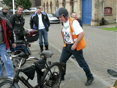 Well done that man on the 25cc Cyclemaster