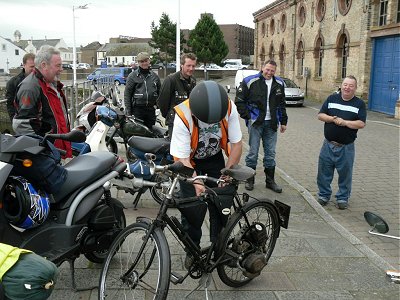 Well done that man on the 25cc Cyclemaster